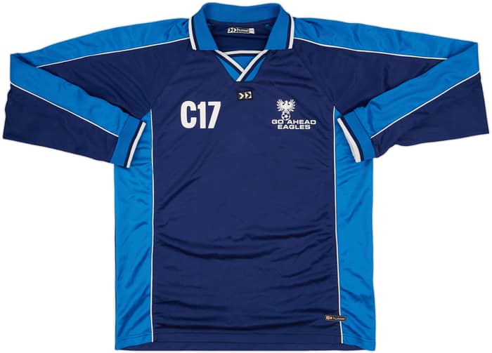 2001-02 Go Ahead Eagles Hummel Player Issue Training L/S Shirt C17 - 9/10 - (M/L)