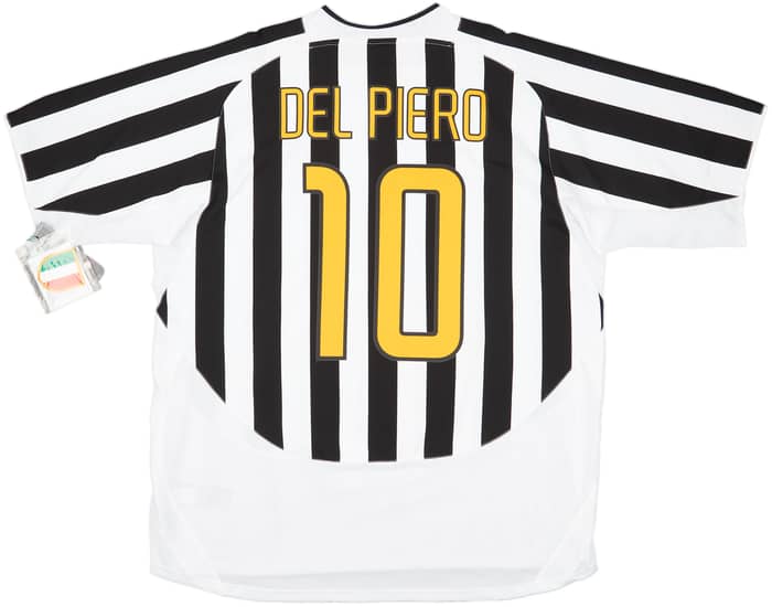 2003-04 Juventus Home Shirt Del Piero #10 (XXL)