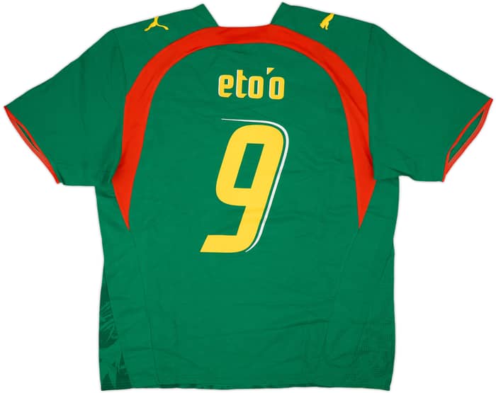 2006-08 Cameroon Home Shirt Eto'o #9 (L)