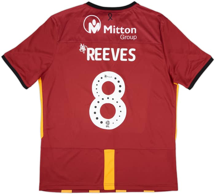 2019-20 Bradford City Home Shirt Reeves #8 (L)