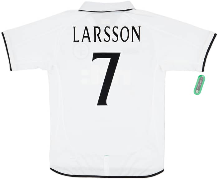 2001-02 Celtic Away Shirt Larsson #7 (M)
