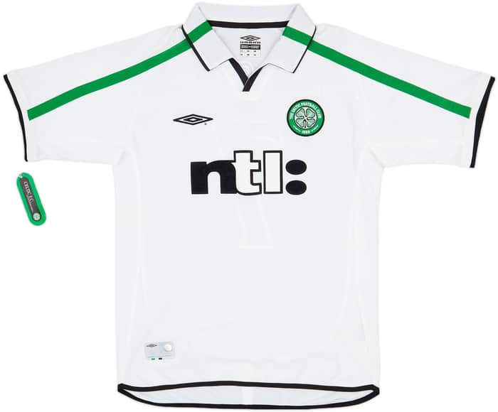 2001-02 Celtic Away Shirt Larsson #7 (M)