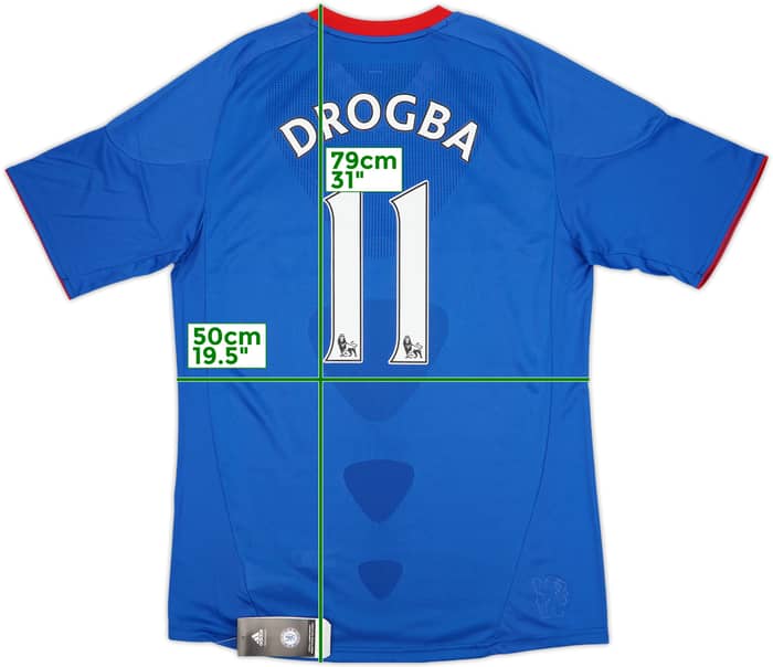 2010-11 Chelsea Home Shirt Drogba #11 (M)