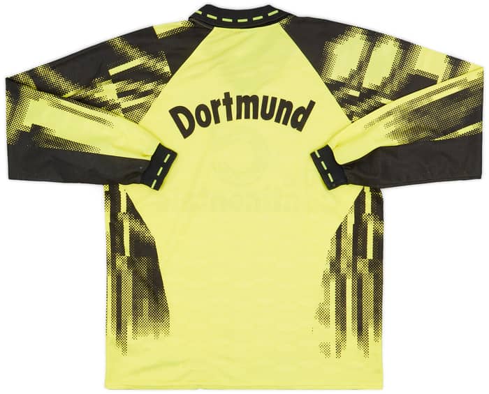 1992-93 Borussia Dortmund Home L/S Shirt - 8/10 - (M)