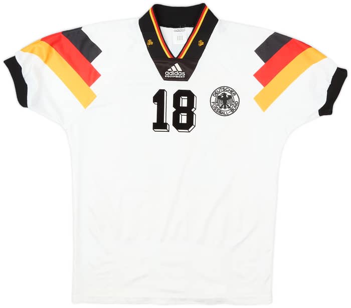 1992-94 Germany Home Shirt Klinsmann #18 - 9/10 - (S)