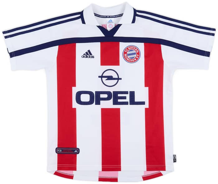 2000-01 Bayern Munich Away Shirt Elber #9 - 5/10 - (XL.Boys)