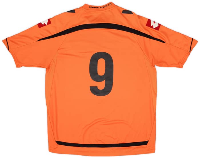 2010-11 Newport County Home Shirt #9 - 8/10 - (L)