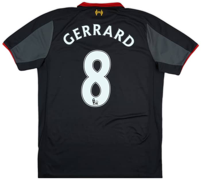 2014-15 Liverpool Third Shirt Gerrard #8 - 5/10 - (S)