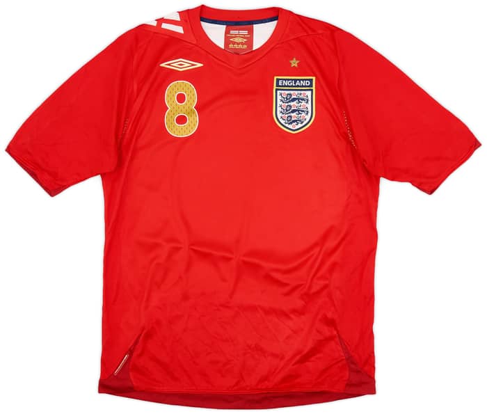 2006-08 England Away Shirt Lampard #8 - 6/10 - (M)