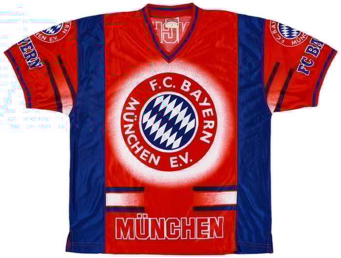1990s Bayern Munich Nutmeg Graphic Shirt - 9/10 - (M)