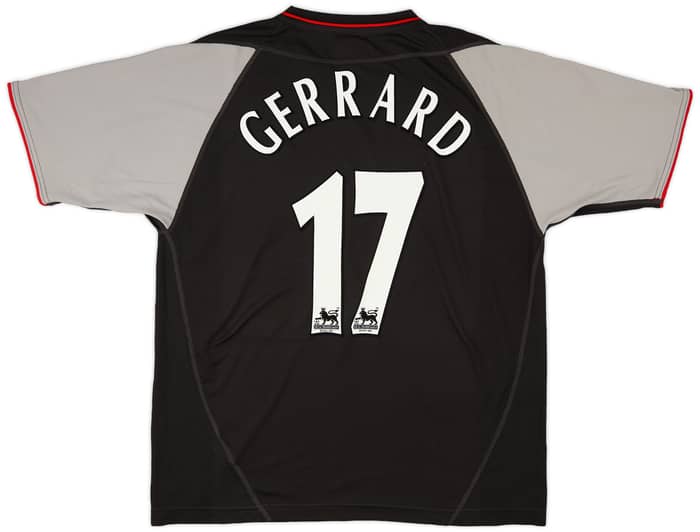 2002-04 Liverpool Away Shirt Gerrard #17 - 8/10 - (L)