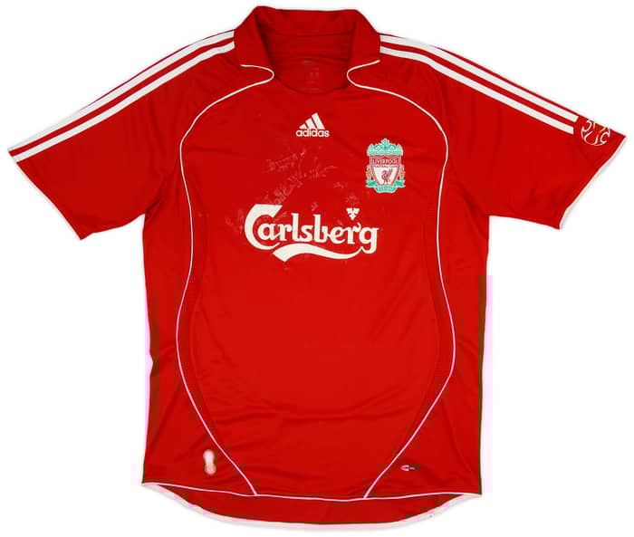 2006-08 Liverpool Home Shirt Gerrard #8 - 5/10 - (L)