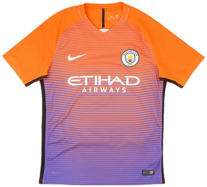 2016-17 Manchester City Authentic Third Shirt Fernandinho #25 - 8/10 - (M)