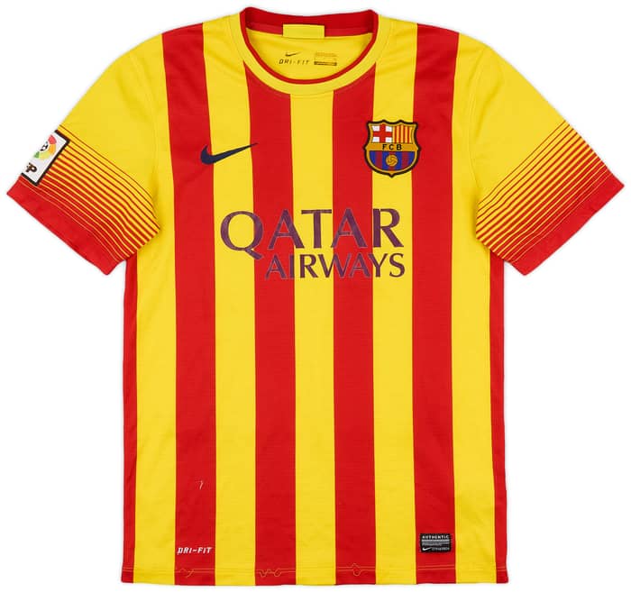 2013-15 Barcelona Away Shirt Messi #10 - 5/10 - (S)