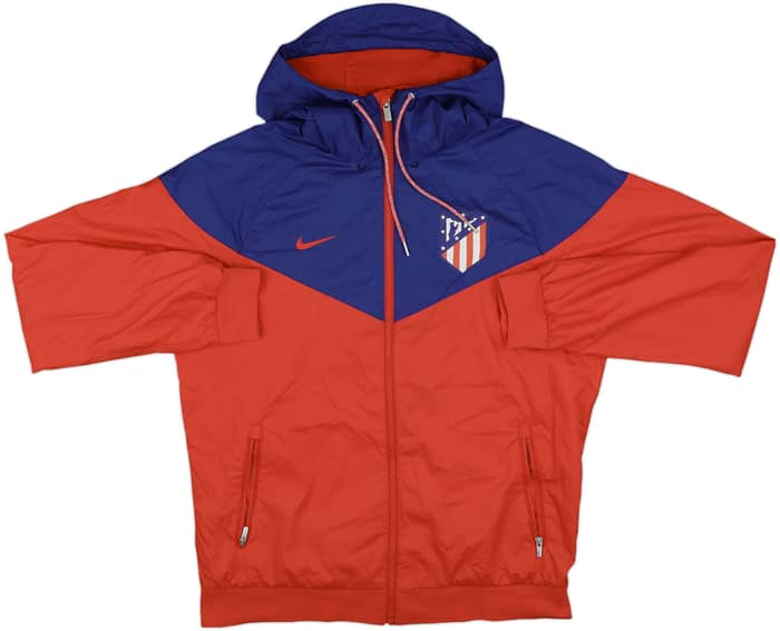 2017-18 Atletico Madrid Nike Hooded Track Jacket - 8/10 - (M)