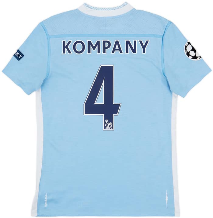 2011-12 Manchester City Home Shirt Kompany #4 - 7/10 - (M)