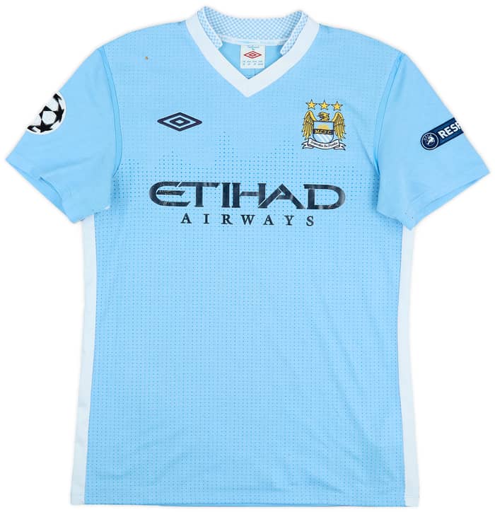 2011-12 Manchester City Home Shirt Kompany #4 - 7/10 - (M)