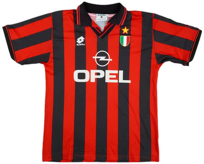 1996-97 AC Milan Home Shirt - 9/10 - (L)