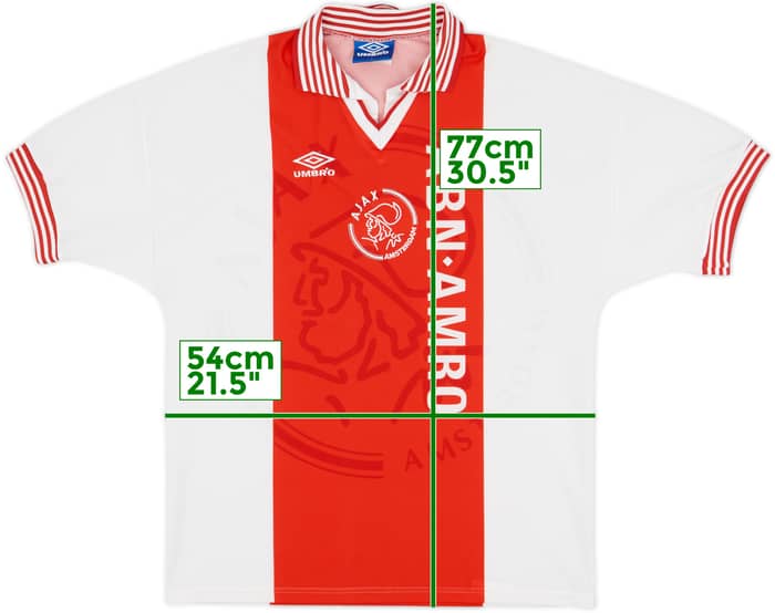 1995-96 Ajax Home Shirt - 10/10 - (L)