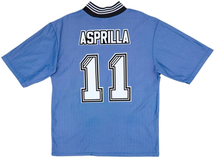 1996-97 Newcastle Away Shirt Asprilla #11 - 7/10 - (L)