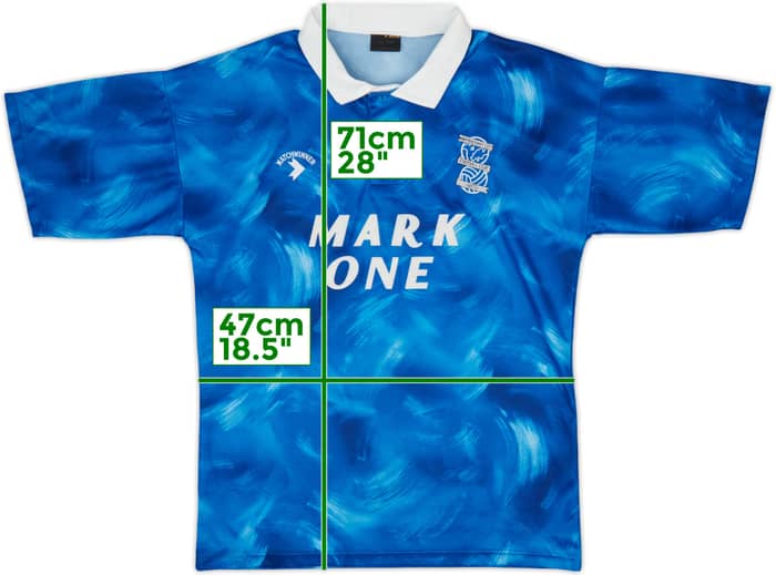 1990-91 Birmingham Home Shirt - 8/10 - (M)