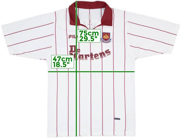 2002-03 West Ham Away Shirt Di Canio #10 - 8/10 - (S)