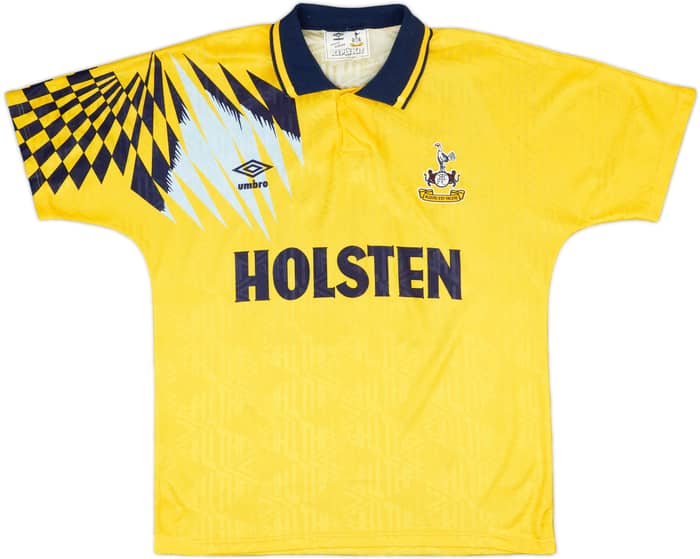 1991-95 Tottenham Away Shirt Klinsmann #18 - 8/10 - (L)