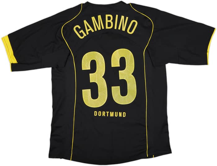 2004-05 Borussia Dortmund Away Shirt Gambino #33 - 7/10 - (M)