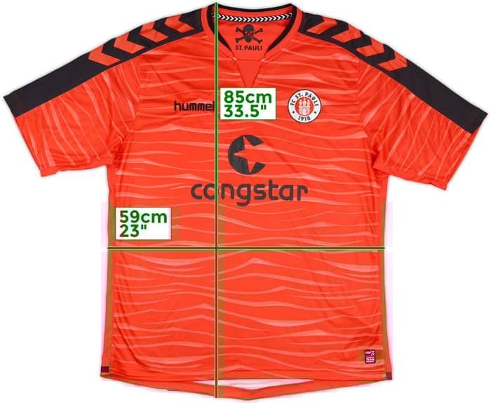 2015-16 St Pauli Third Shirt - 9/10 - (3XL)