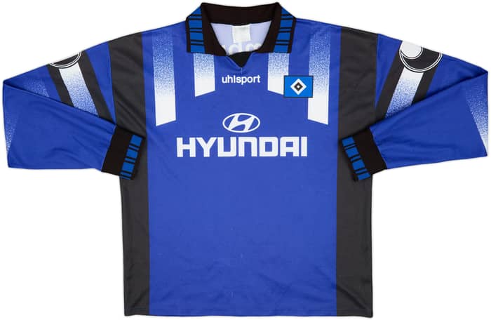 1995-96 Hamburg Away L/S Shirt - 7/10 - (XXL)