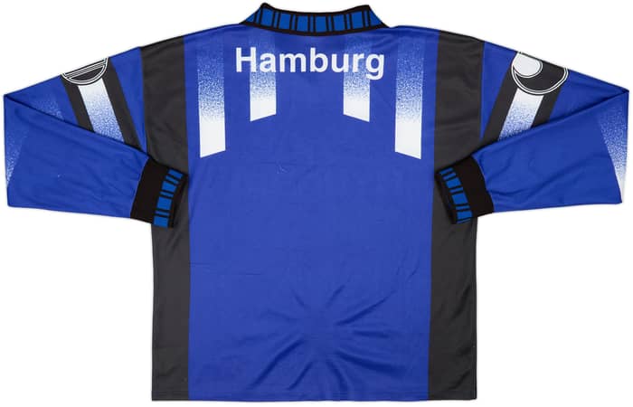 1995-96 Hamburg Away L/S Shirt - 7/10 - (XXL)