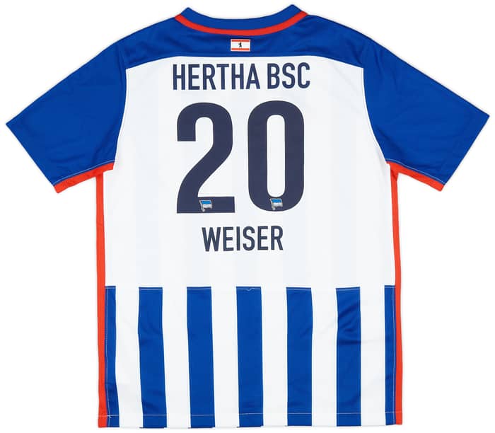 2015-16 Hertha Berlin Home Shirt Weiser #20 - 8/10 - (XL.Boys)