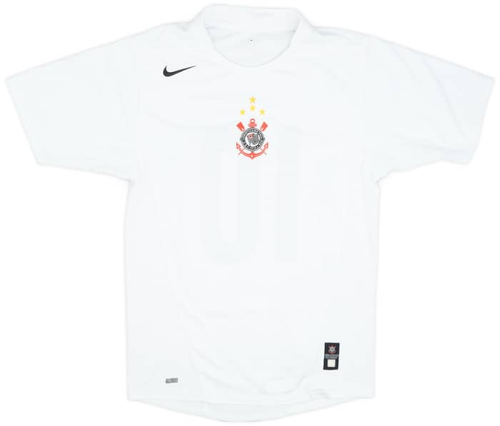 2004-05 Corinthians Home Shirt #10 (Tevez) - 7/10 - (S)