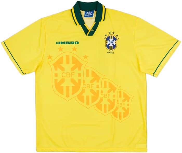 1994 Brazil Home Shirt #11 - 7/10 - (XL)