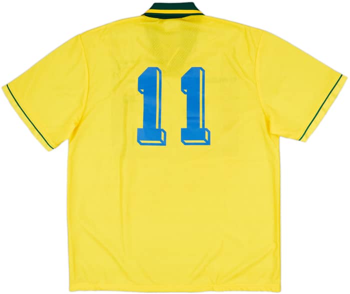 1994 Brazil Home Shirt #11 - 7/10 - (XL)