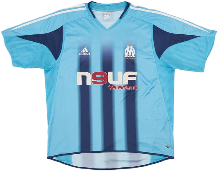 2004-05 Olympique Marseille Away Shirt Lizarazu #3 - 9/10 - (XL)