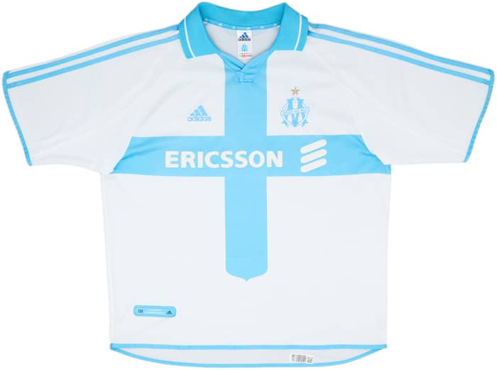 2000-01 Olympique Marseille Home Shirt - 7/10 - (XL)