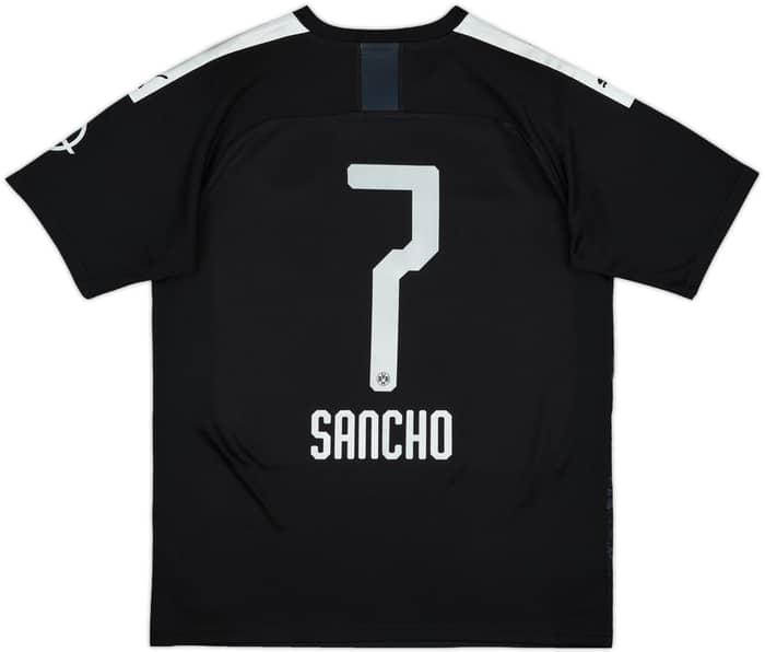 2019-20 Borussia Dortmund Away Shirt Sancho #7 - 9/10 - (M)