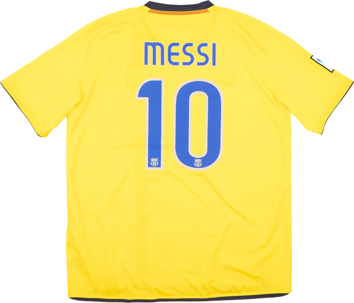 2008-10 Barcelona Away Shirt Messi #10 - 9/10 - (XL)