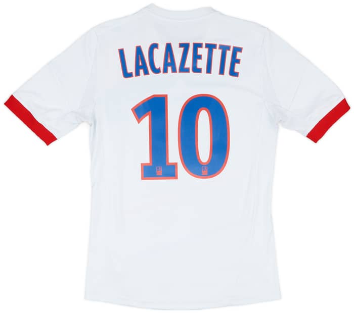 2012-13 Lyon Home Shirt Lacazette #10 - 7/10 - (S)