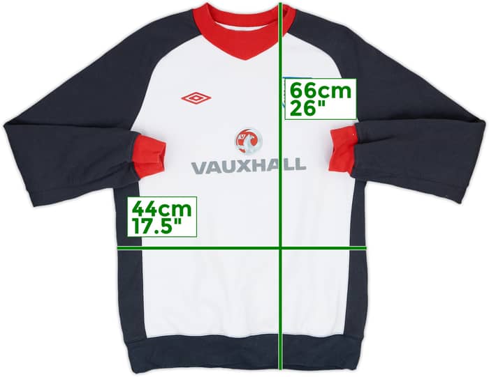 2012-13 England Umbro Sweat Top - 8/10 - (Women's L)