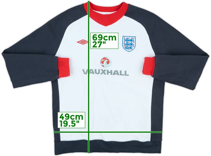 2012-13 England Umbro Sweat Top - 6/10 - (L)