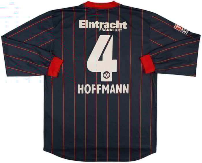 2004-05 Eintracht Frankfurt Match Issue Home L/S Shirt Hoffmann #4