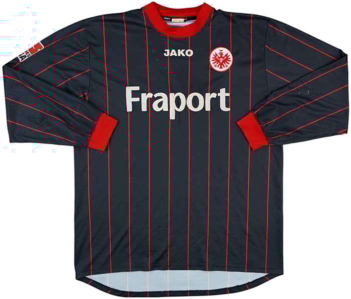 2004-05 Eintracht Frankfurt Match Issue Home L/S Shirt Hoffmann #4