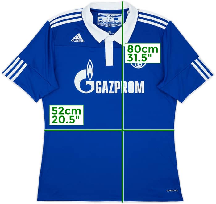 2010-12 Schalke Home Shirt Raul #7 - 8/10 - (L)