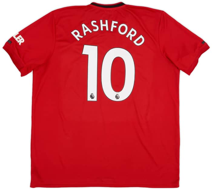 2019-20 Manchester United Home Shirt Rashford #10 - 8/10 - (XXL)