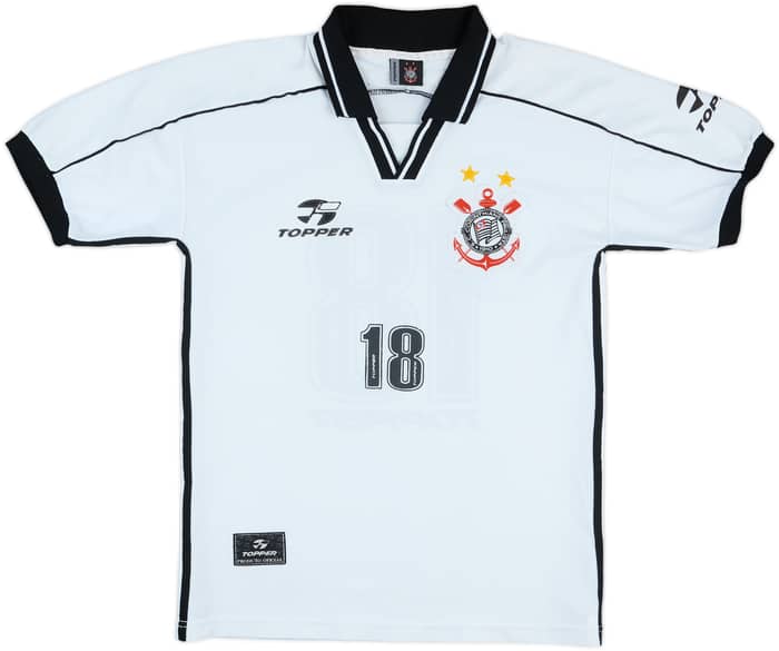 1999-00 Corinthians Match Issue Home Shirt #18