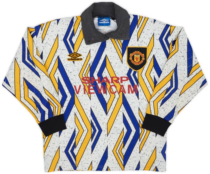 1993-94 Manchester United GK Shirt Schmeichel #1 - 7/10 - (S)
