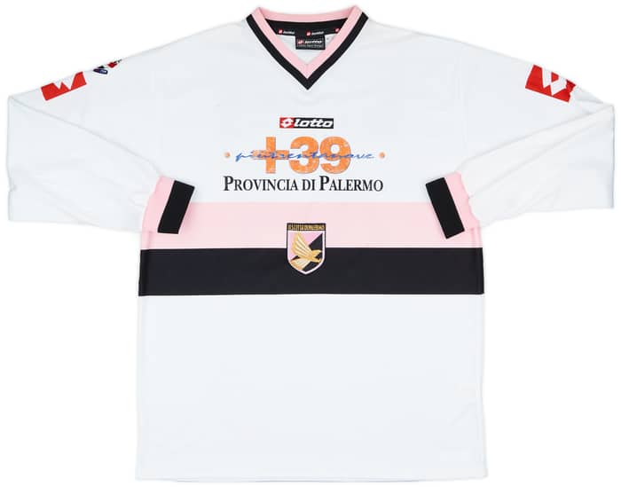 2004-05 Palermo Match Issue Away L/S Shirt Barzagli #43