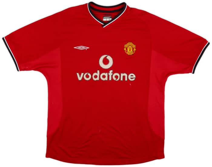 2000-02 Manchester United Home Shirt Solskjaer #20 - 5/10 - (L)